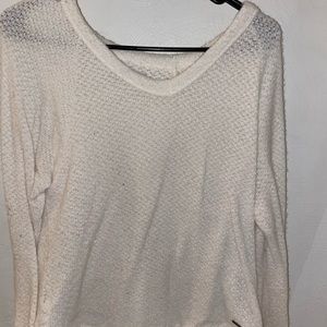 White Hollister Sweater.